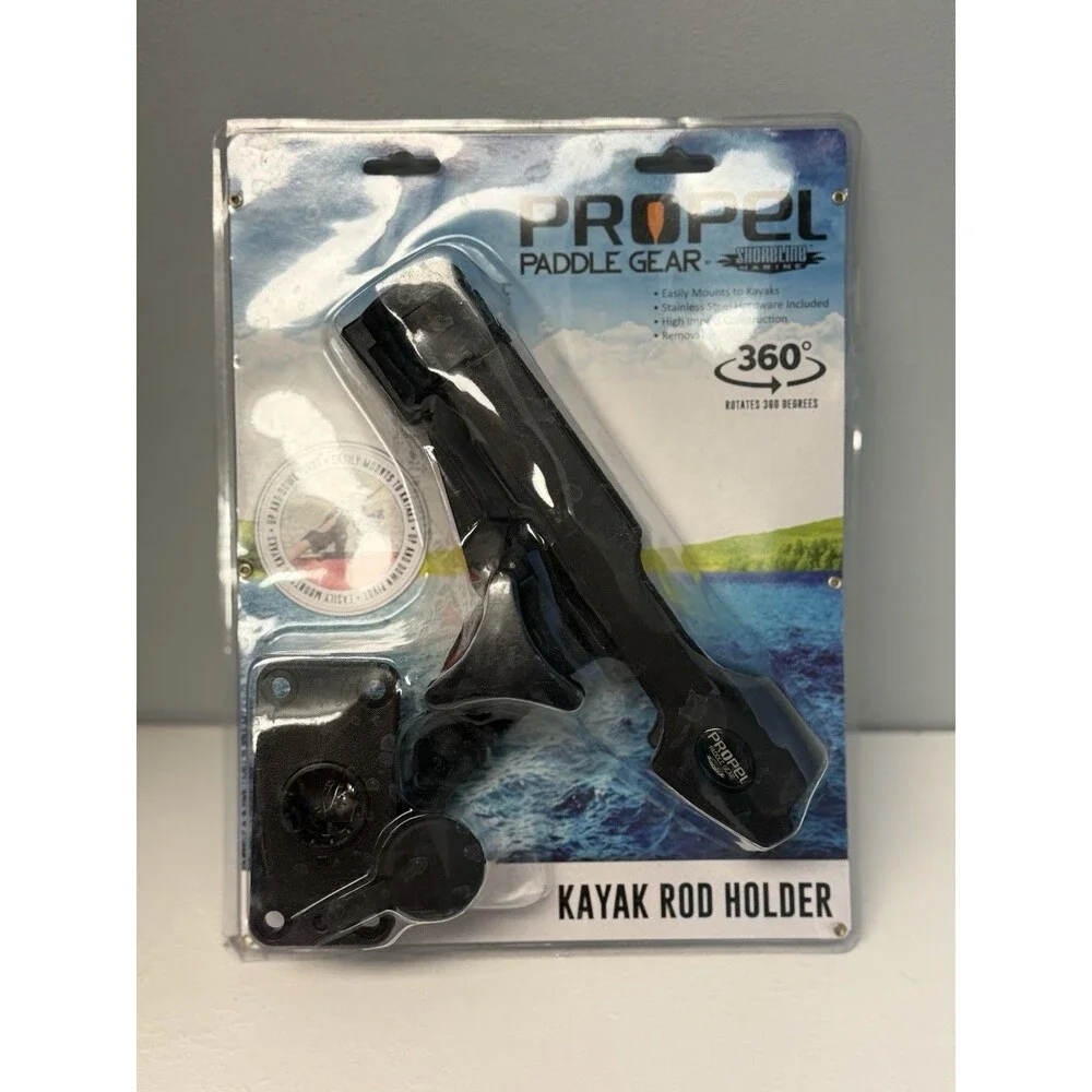 Propel Paddle Gear Kayak Rod Holder by Shoreline Marine 360° Swivel Mount NEW